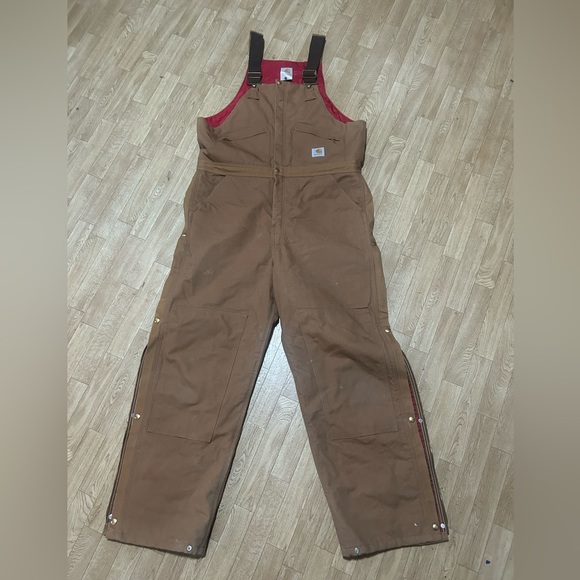 Carhartt Insulated Men’s Bibs - Picture 1 of 5